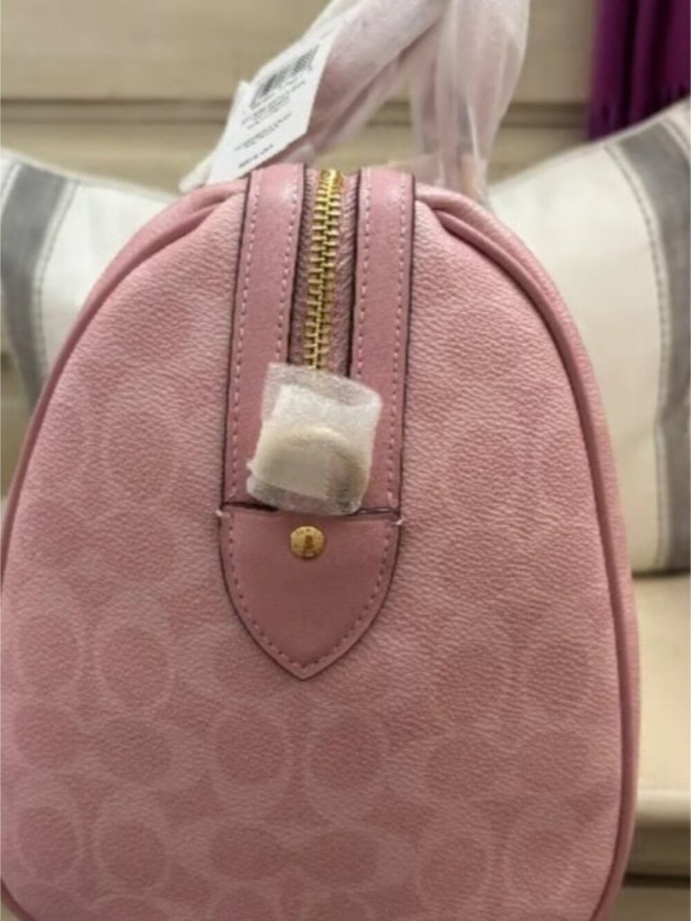 🍇NWT Coach Large Rowan CA077 Powder Pink.🍇 - Picture 7 of 9
